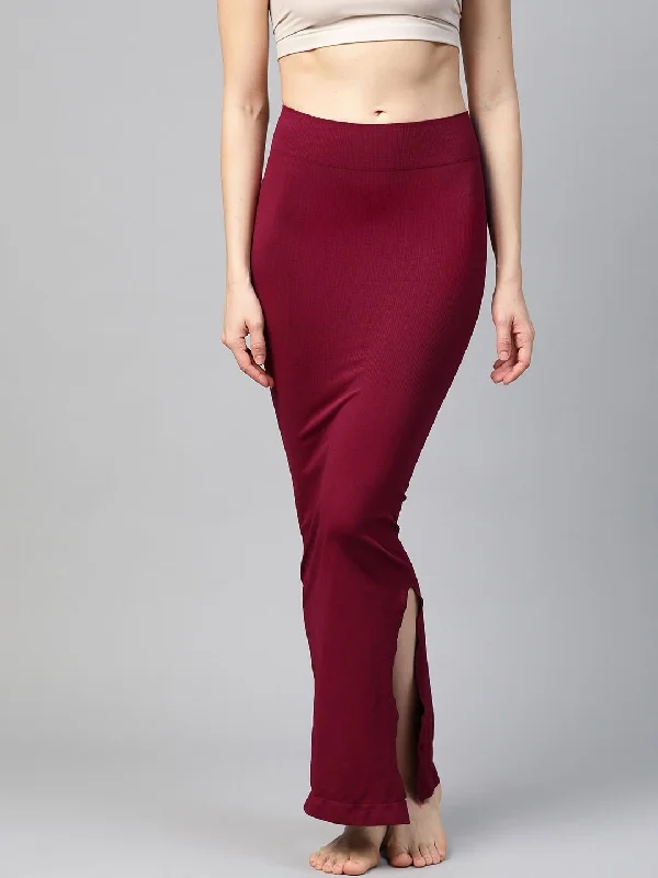 Maroon Saree Shapewear