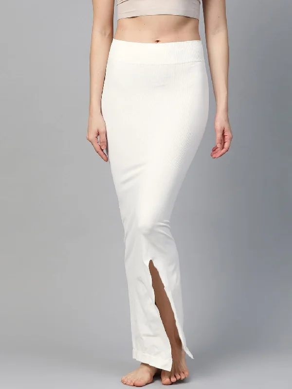 White Saree Shapewear