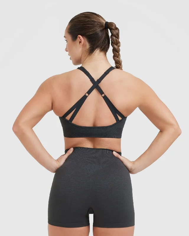 Classic Seamless 2.0 Bralette | Coal Marl