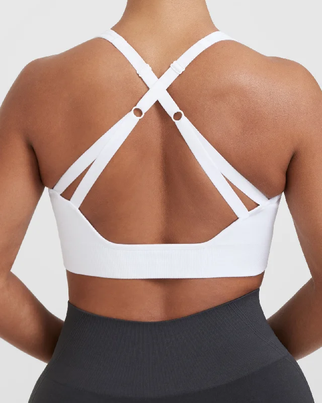 Classic Seamless 2.0 Bralette | White