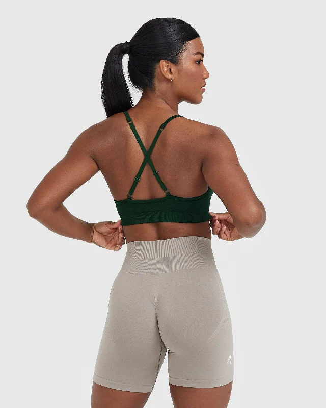 Effortless Strappy Bralette | Evergreen