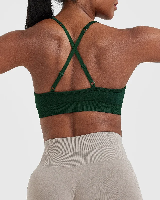 Effortless Strappy Bralette | Evergreen