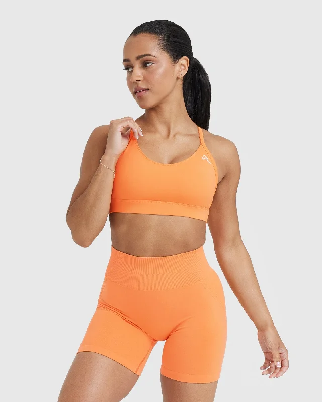 Everyday Sports Bra | Apricot Orange