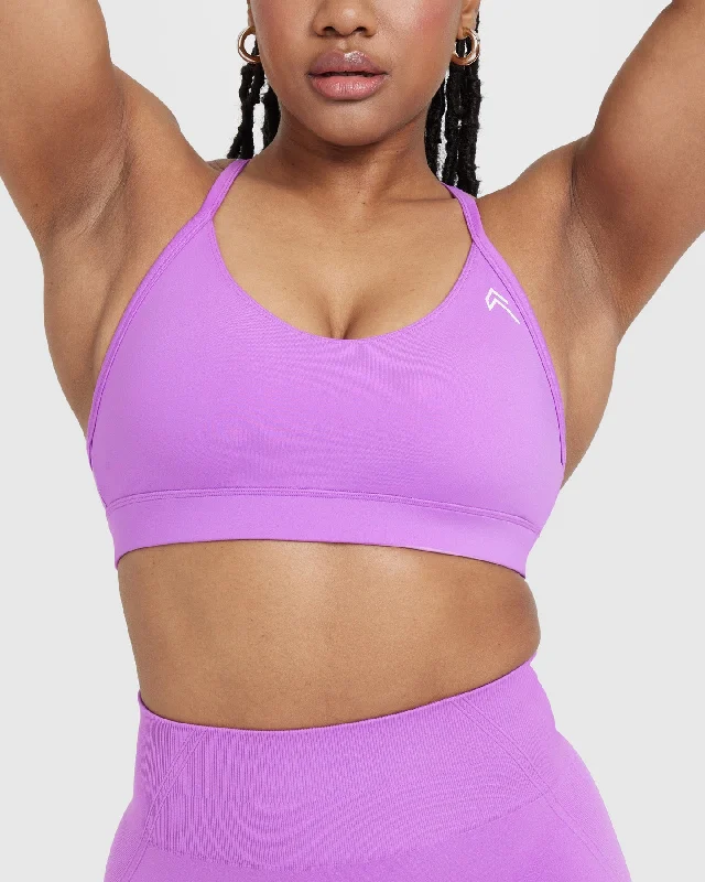 Everyday Sports Bra | Grape Purple