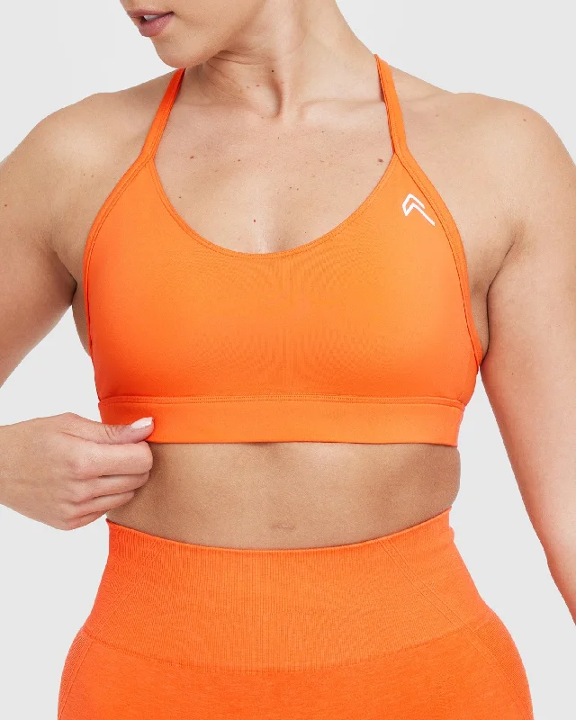 Everyday Sports Bra | Tangerine Orange