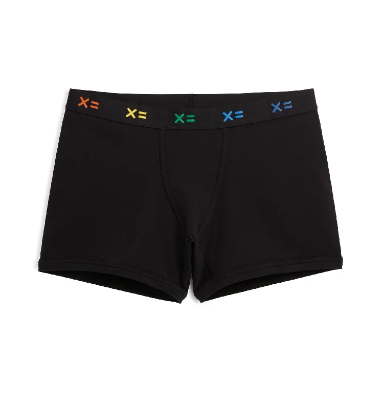 4.5"" Trunks - Black X= Rainbow