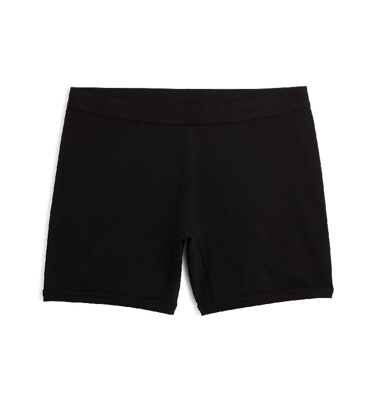 6"" No Fly Boxer Briefs - X= Black