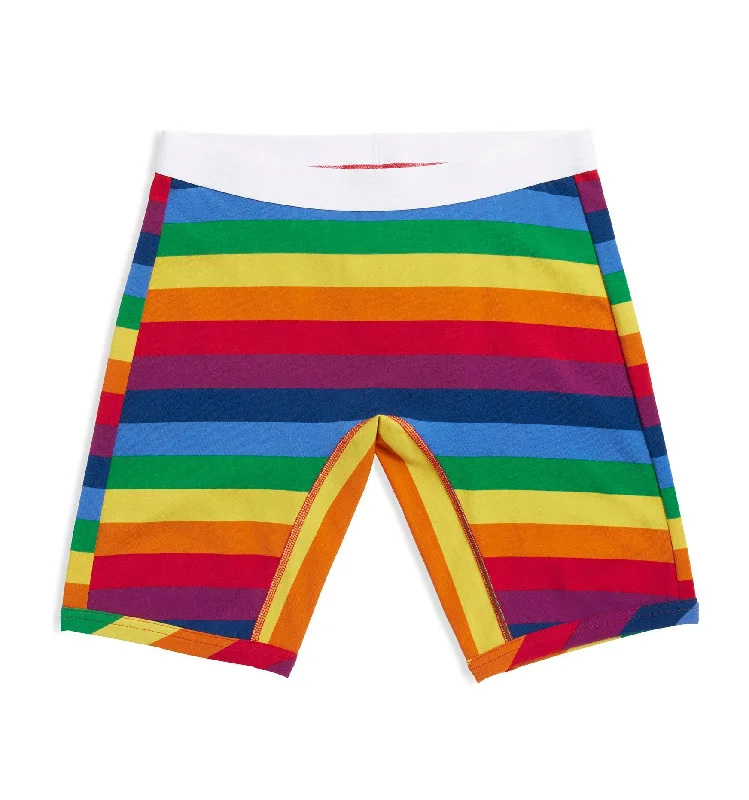 9"" Boxer Briefs - Rainbow Pride Stripes