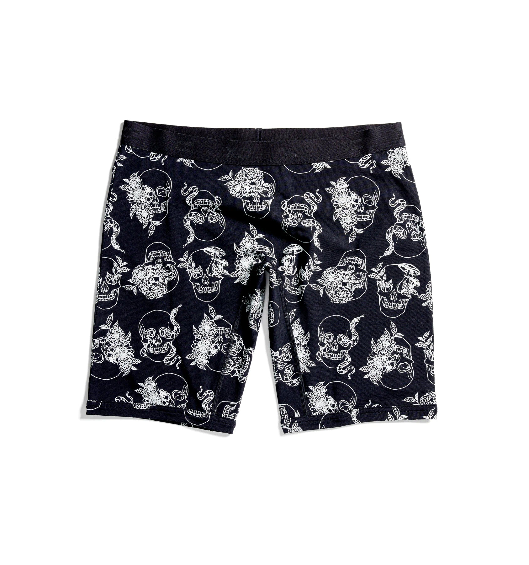 9"" Boxer Briefs - Skull Garden