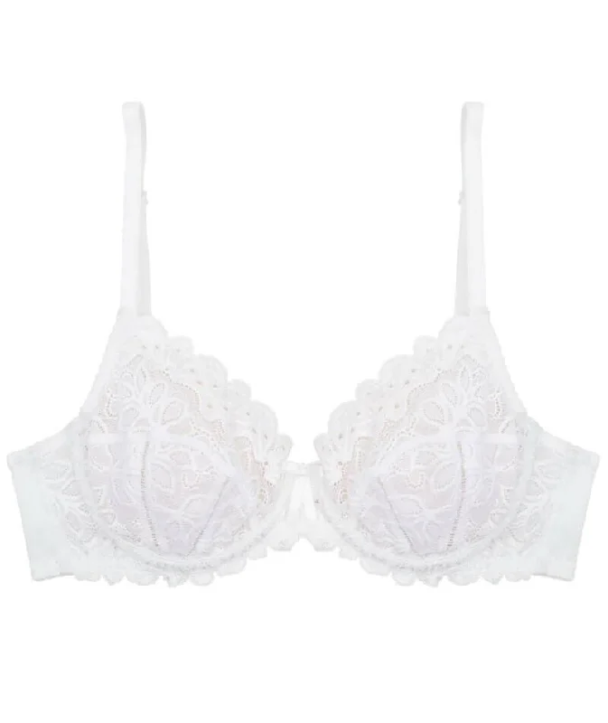 Bendon Yvette Lace Underwire Bra - White