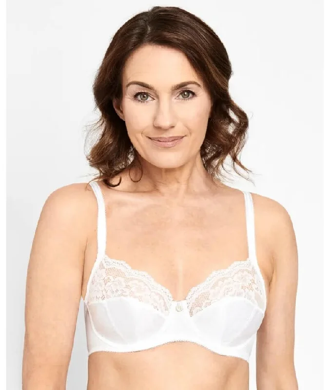 Berlei Classic Lace Classic Non-Contour Bra - White