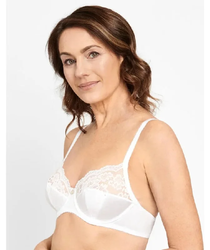 Berlei Classic Lace Classic Non-Contour Bra - White