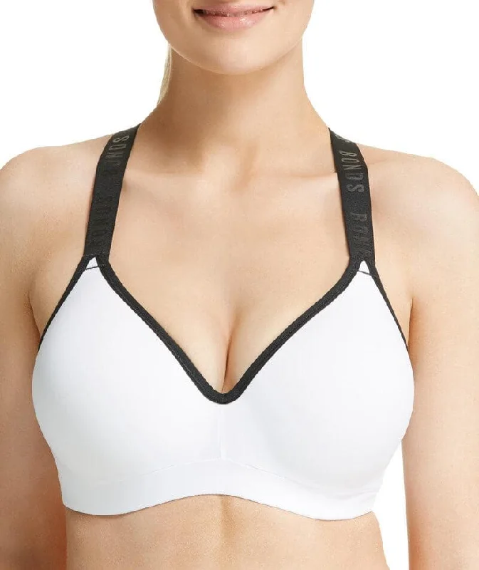 Bonds Sporty Tops Full Busted Bra - White Frost