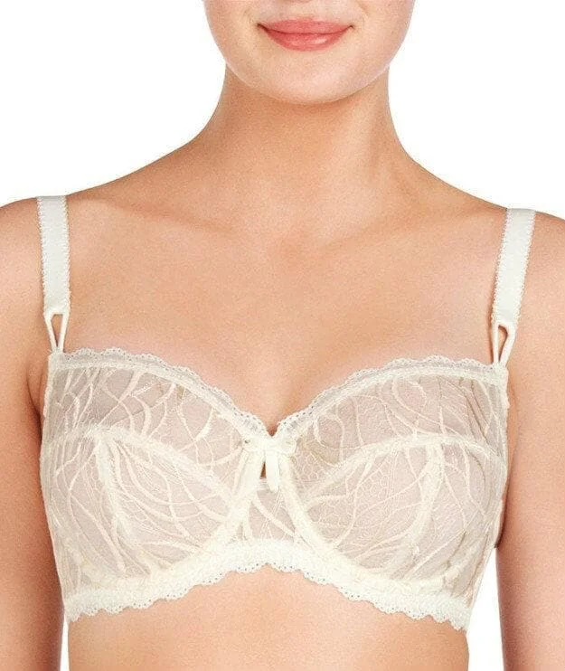 Fayreform Alessia Rose Balconette Bra - Vanilla Ice/White Smoke