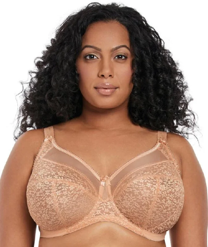 Goddess Adelaide Banded Underwired Bra - Sand