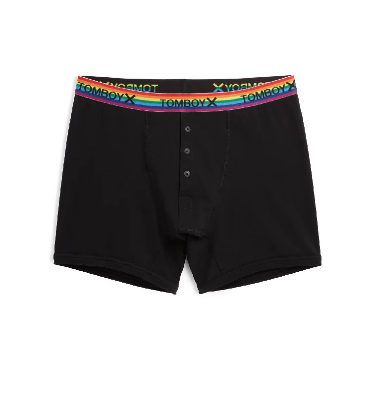 6"" Fly Packing Boxer LC - Black Rainbow