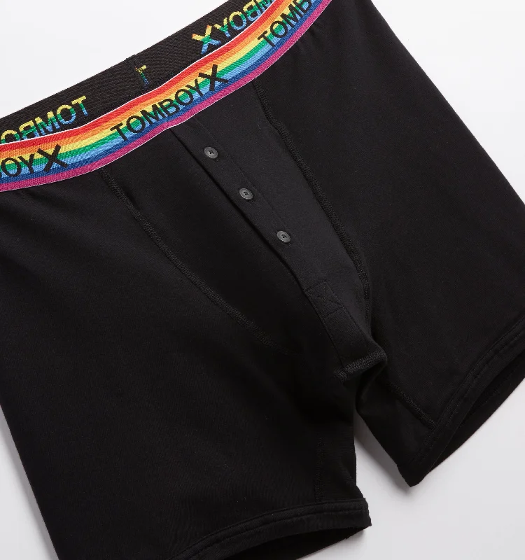 6"" Fly Packing Boxer LC - Black Rainbow