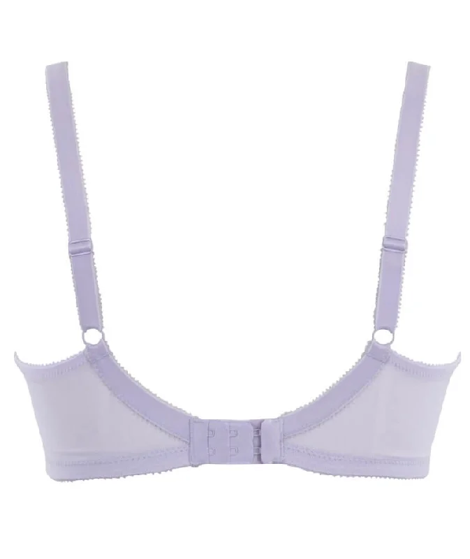 Panache Blossom Balconnet Bra - Lilac