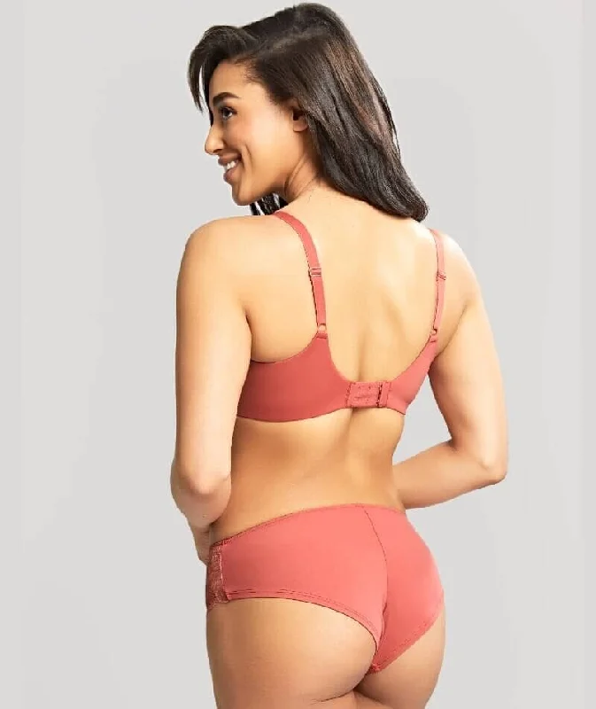 Panache Rocha Low Front Balconnet Bra - Garnet Rose