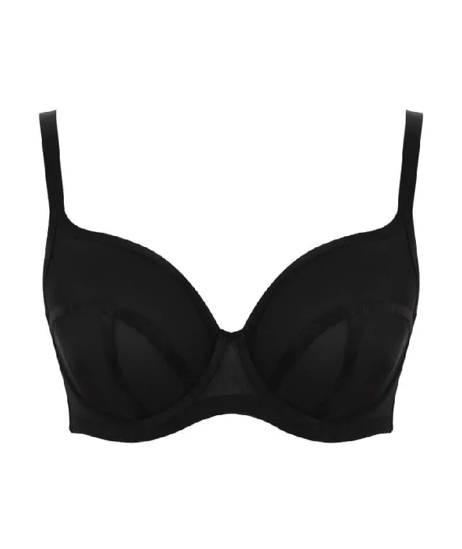 Panache Tango Essence Balconnet Underwire Bra - Obsidian