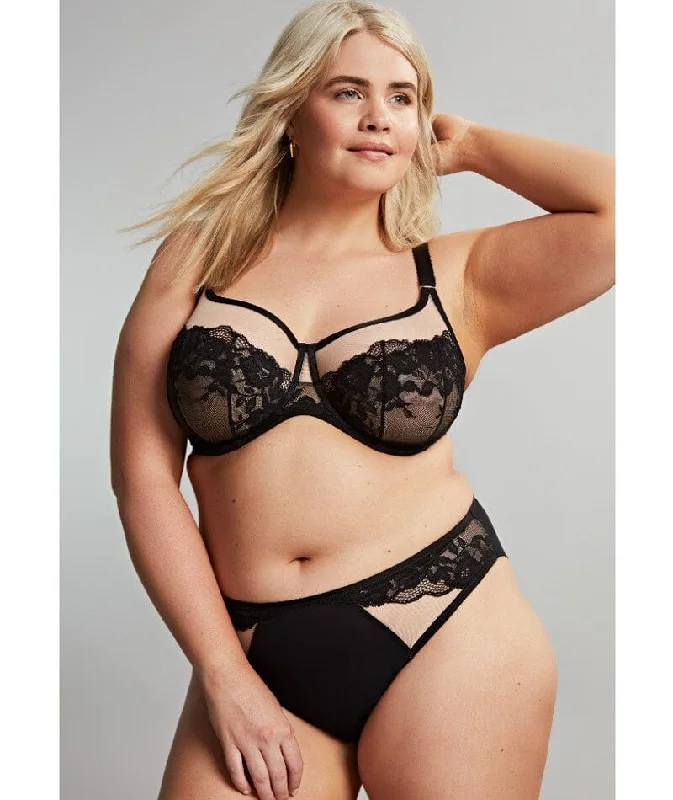 Sculptresse Josephine Full Cup Underwired Bra - Black/Latte