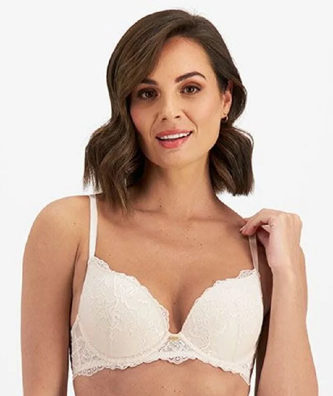 Temple Luxe by Berlei Lace Level 2 Push Up Bra - New Pastel Rose