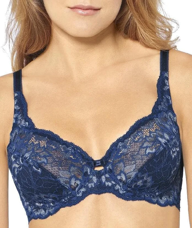 Triumph Amourette Charm Bra - Blue - Dark Combination