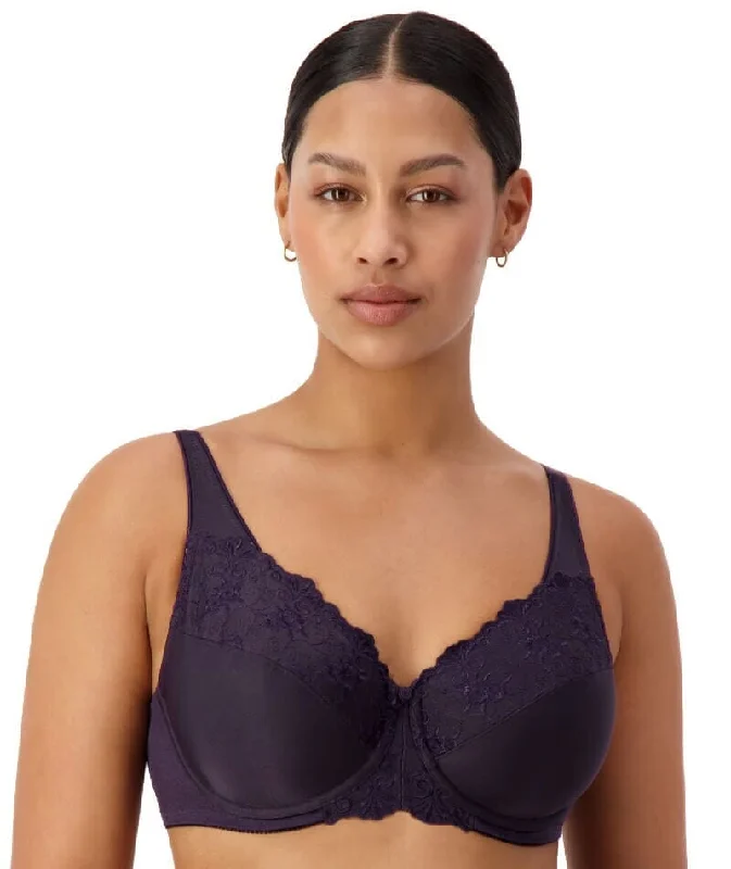 Triumph Embroidered Minimiser Bra 2 Pack - Blueberry/Baby's Cheek