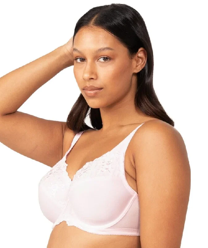 Triumph Embroidered Minimiser Bra 2 Pack - Blueberry/Baby's Cheek