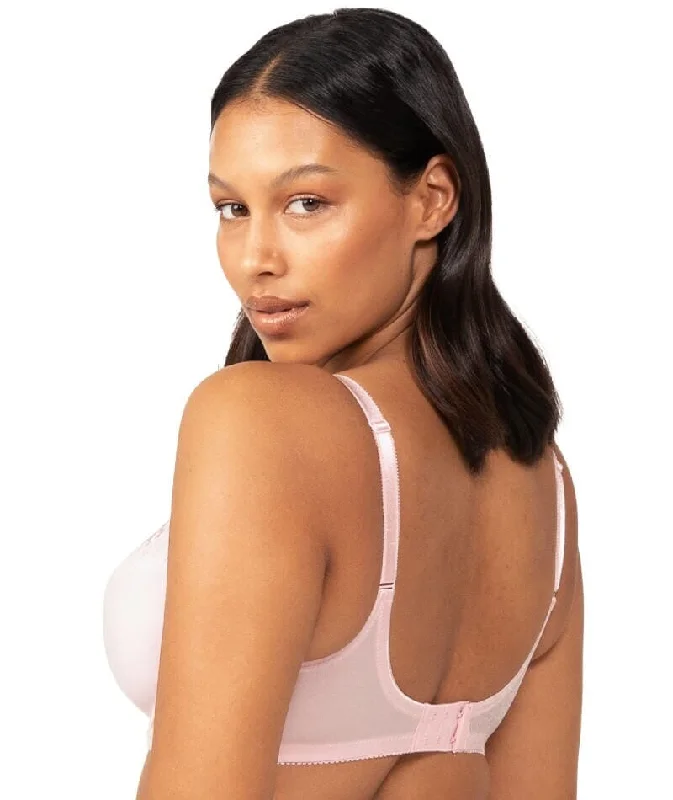 Triumph Embroidered Minimiser Bra 2 Pack - Blueberry/Baby's Cheek