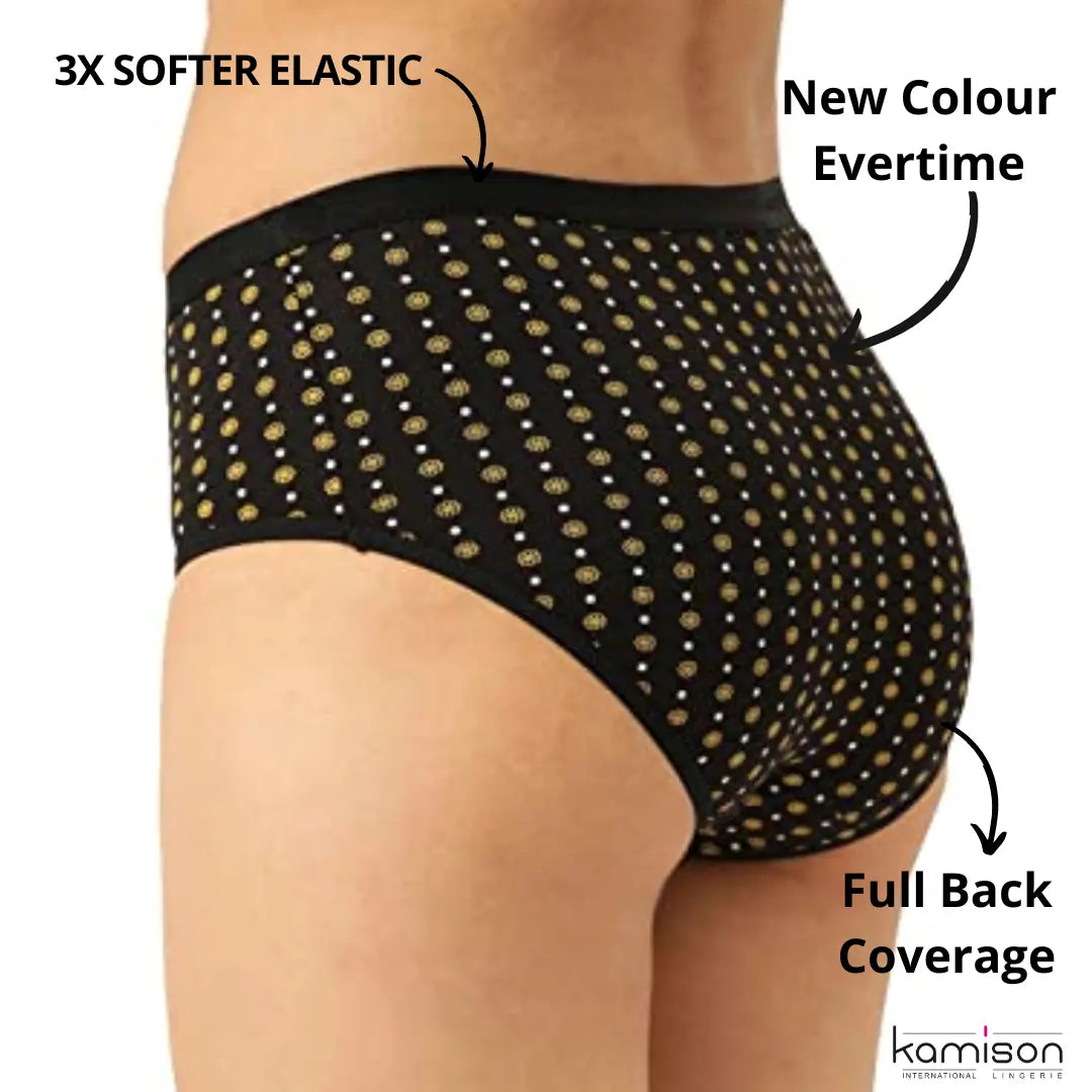 Womens Panties Hipster Underwear for Women (Pack of 4)