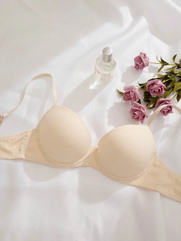 5pcs Solid Underwire Bra