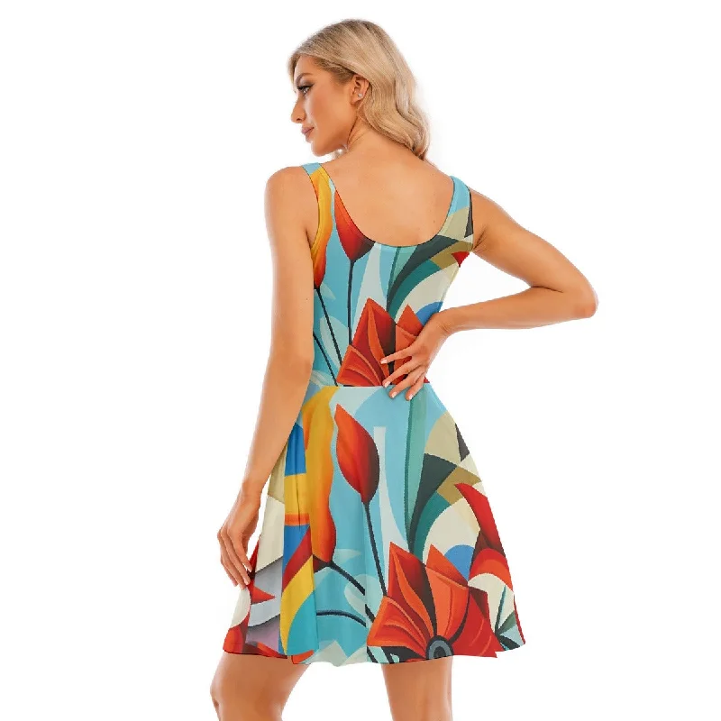 All-Over Print Women's Tank Vest Dress