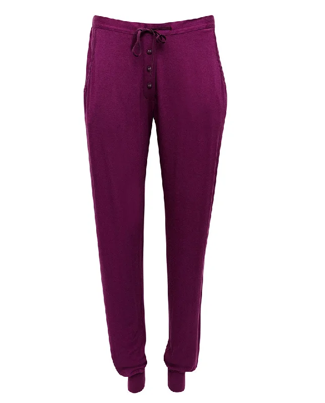 Carina Magenta Jersey Pyjama Bottoms