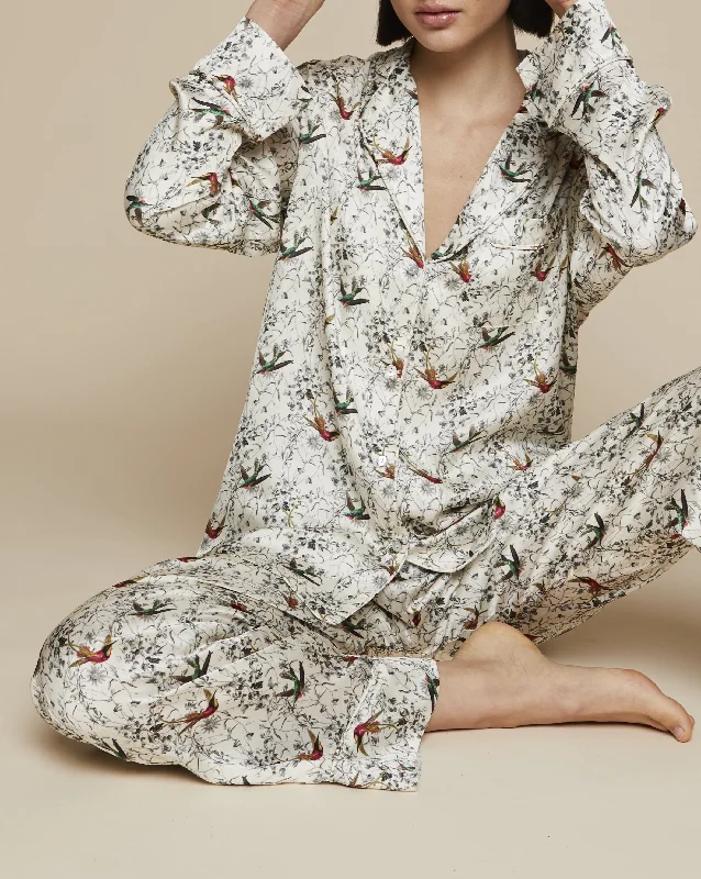 Elisabetha Silk Pyjama in September - Bottom