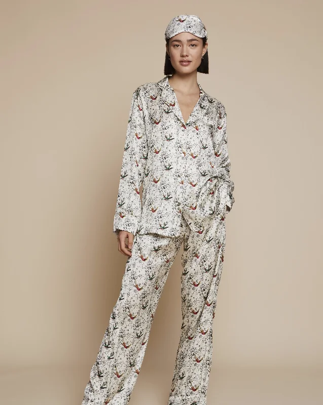 Elisabetha Silk Pyjama in September - Bottom