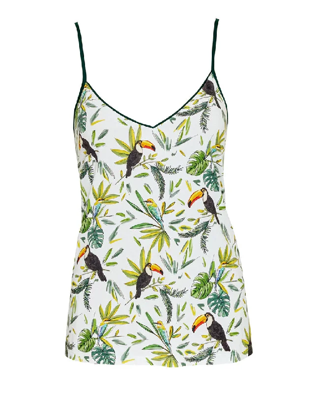 Gabrielle Toucan Printed Jersey Cami