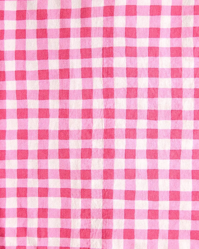 Garden Gingham - Short PJ Set - Pink Spritz