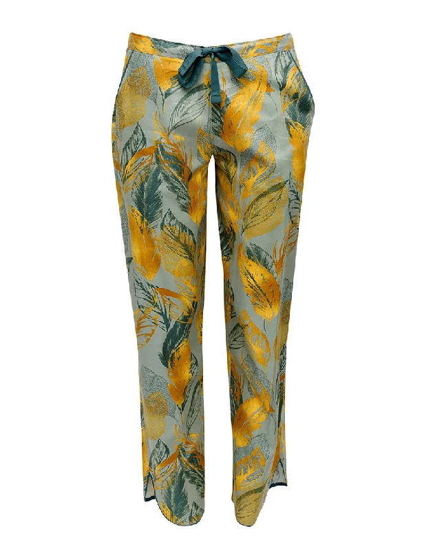 Hannah Leaf Print Pyjama Bottoms