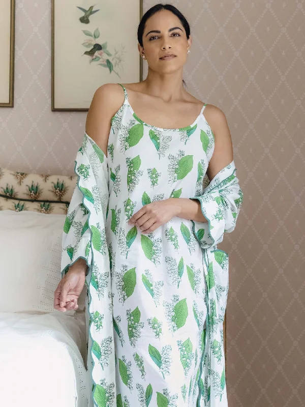 Lily-of-the-valley Slip Nightgown