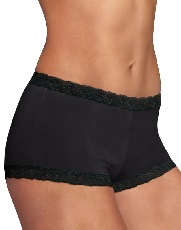 Maidenform Microfiber and Lace Boyshort Fashion 40760