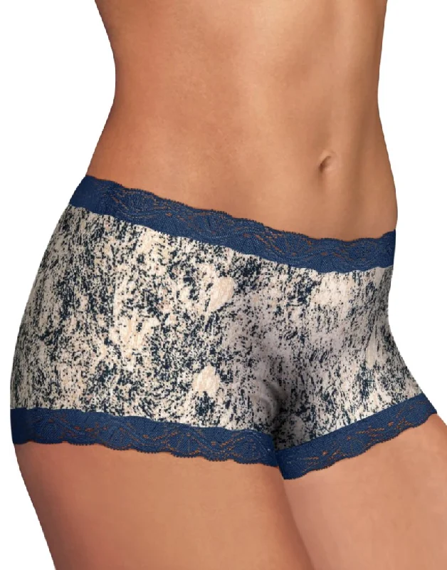 Maidenform Microfiber and Lace Boyshort Fashion 40760