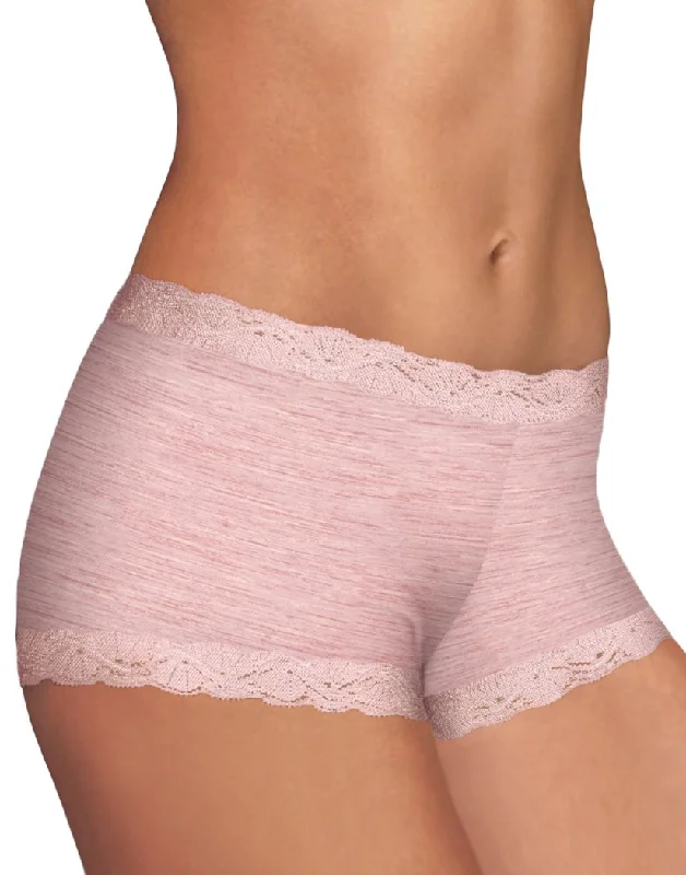 Maidenform Microfiber and Lace Boyshort Fashion 40760