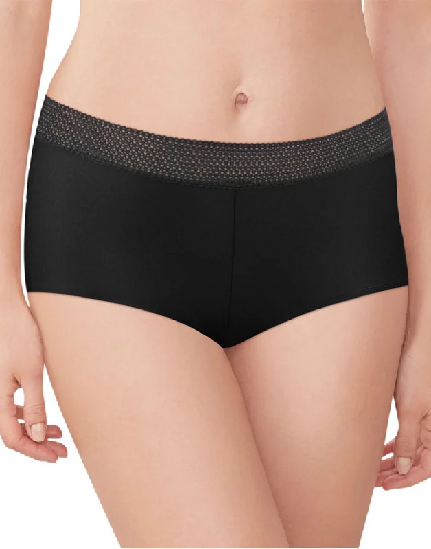 Maidenform Microfiber and Lace Boyshort Fashion 40760