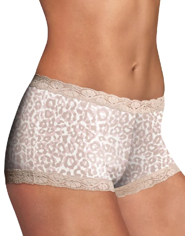 Maidenform Microfiber and Lace Boyshort Fashion 40760