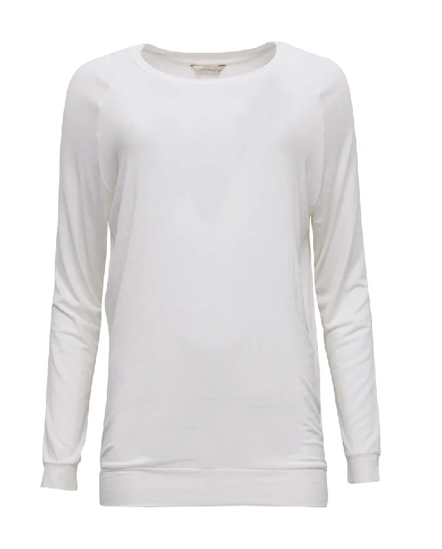 White Slouch Jersey Pyjama Top