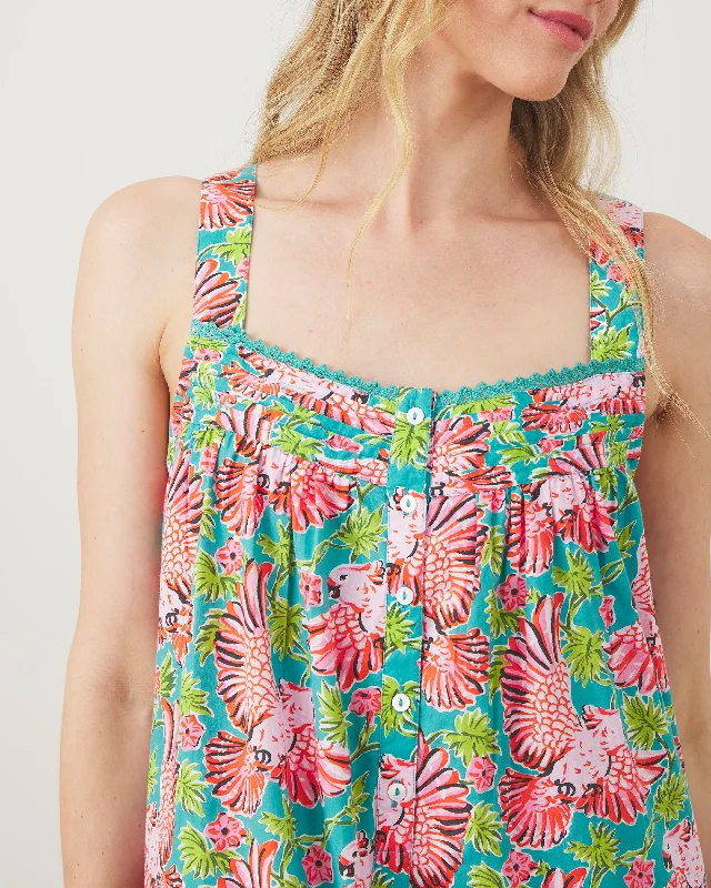 Playful Parrots - Back to Bed Nightgown - Tropical