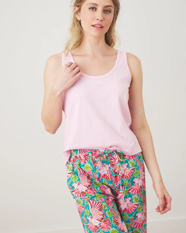 Playful Parrots - Cropped PJ Pants - Tropical