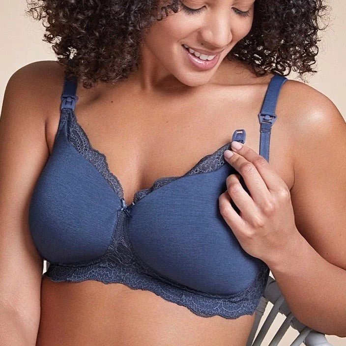 Royce - Indie Maternity Bra - Blue