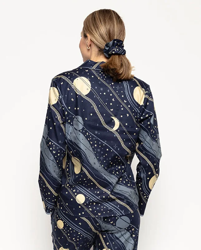 Skye Celestial Print Pyjama Top